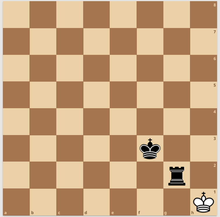Afogado num jogo de xadrez